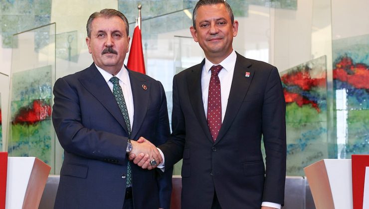 BBP lideri Destici’den CHP Genel Başkanı Özel’e ziyaret