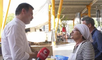 Pazar esnafı Erkan Baş’a dert yandı