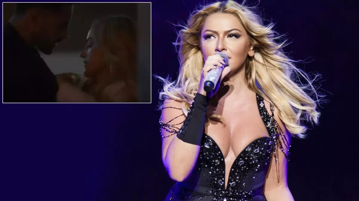 Oyunculuğa soyunan Hadise’nin ateşli sahneleri olay oldu