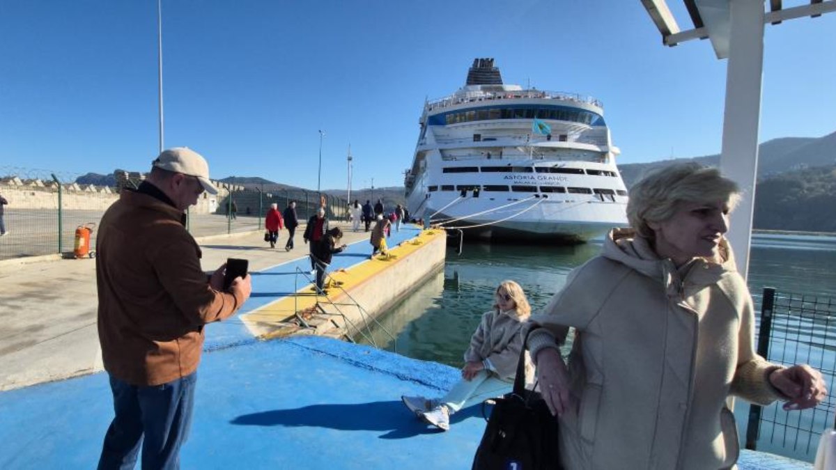 Bartın’da kruvaziyer gemi turizminde son sefer yapıldı