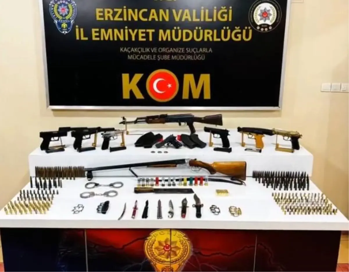 Erzincan’da Organize Suç Operasyonu