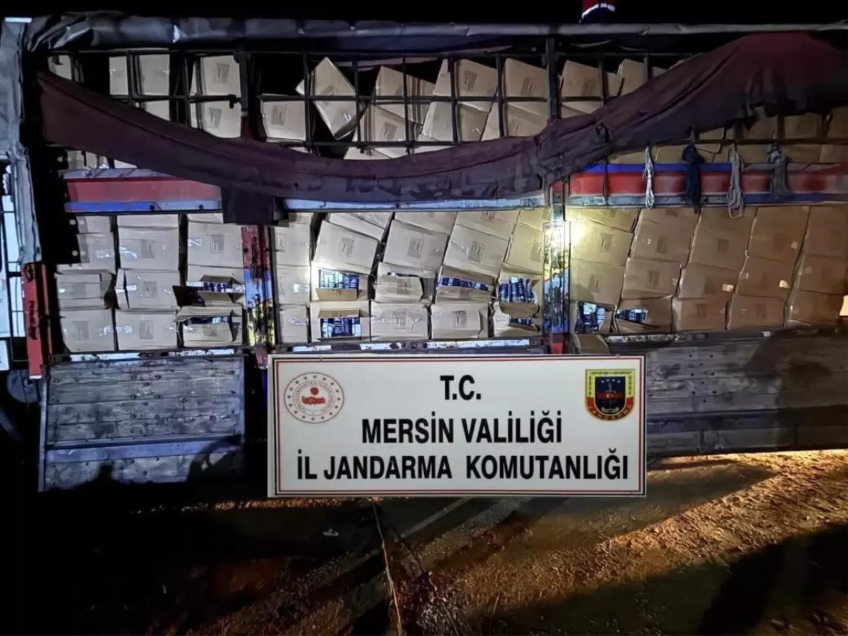 Mersin’de 5 Ton Kaçak Tütün Ele Geçirildi